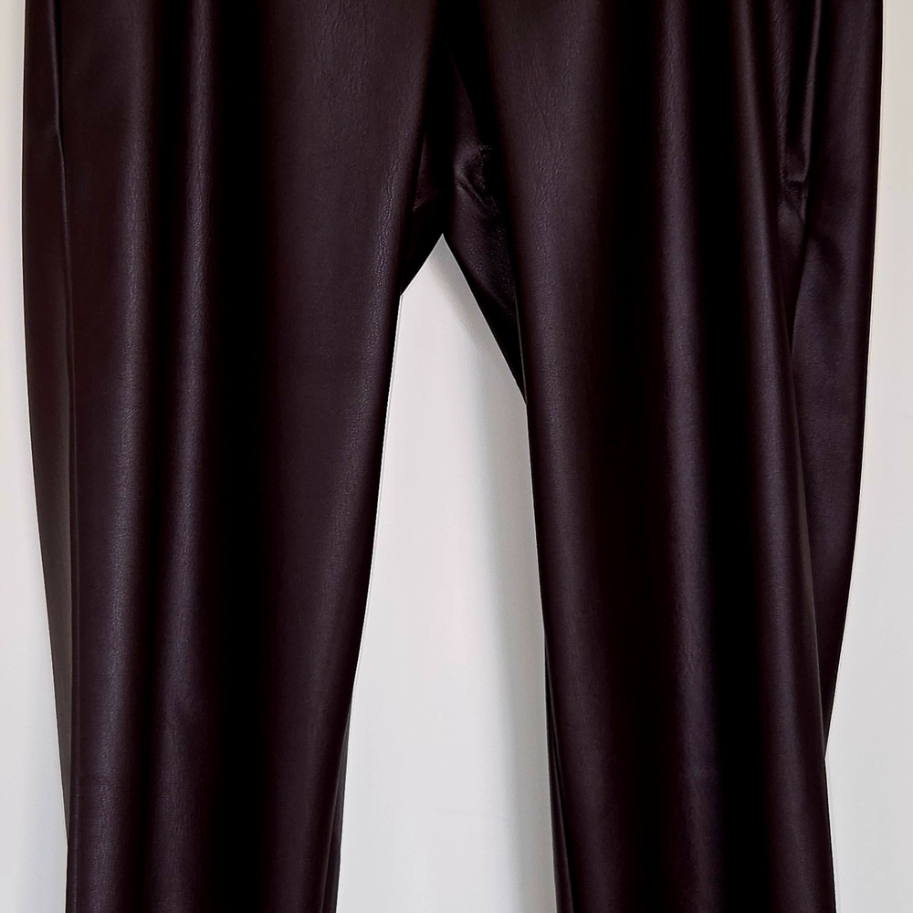 2 PAIR! Chic Faux Leather Pants